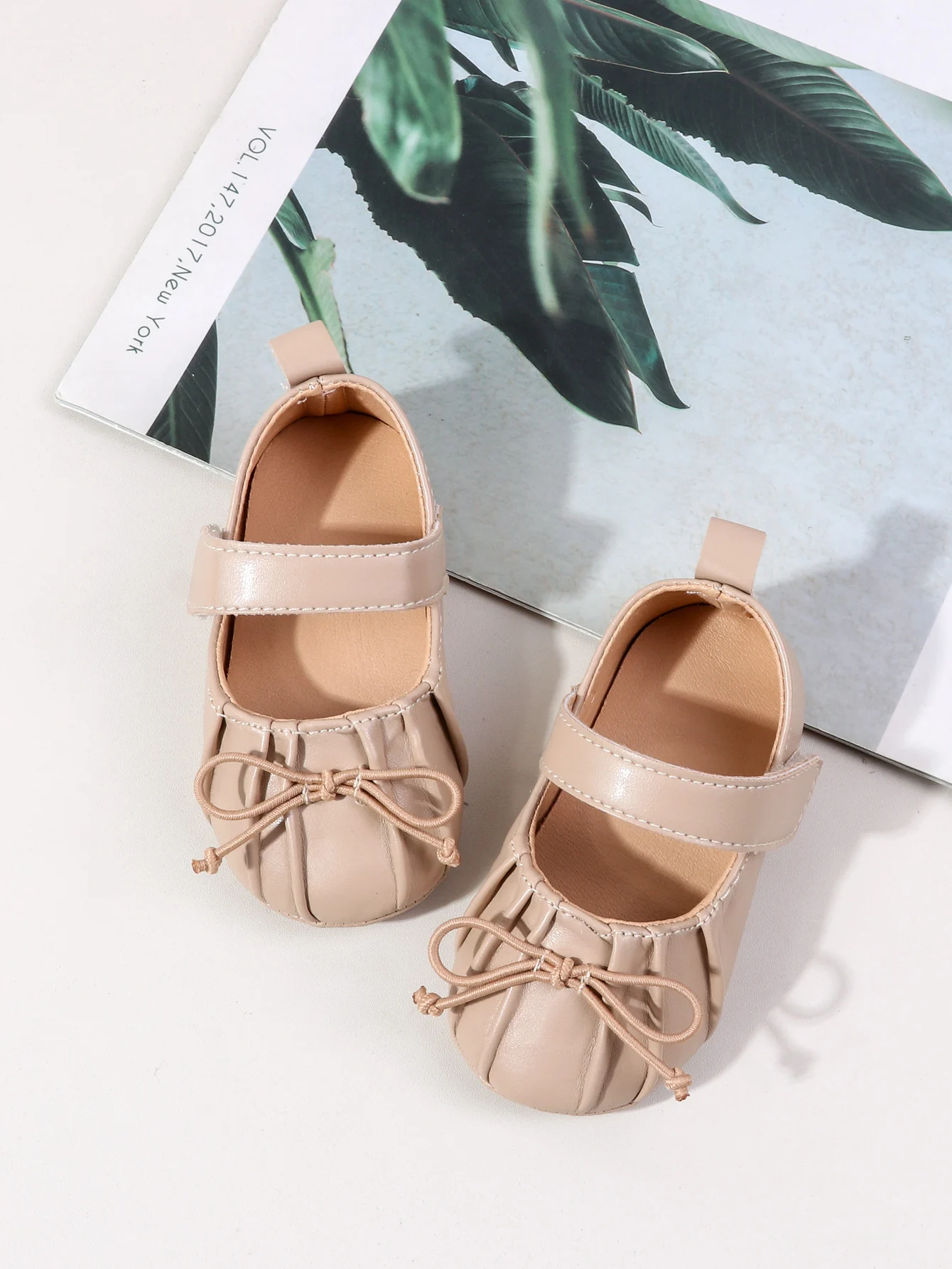 Babyschuhe für Mädchen, für den ersten Spaziergang im Innen- und Außenbereich, für 0–18 Monate, hochwertige Prinzessinnenschuhe, niedliches Design, PU-Leder, BBW5226 – Detail 5