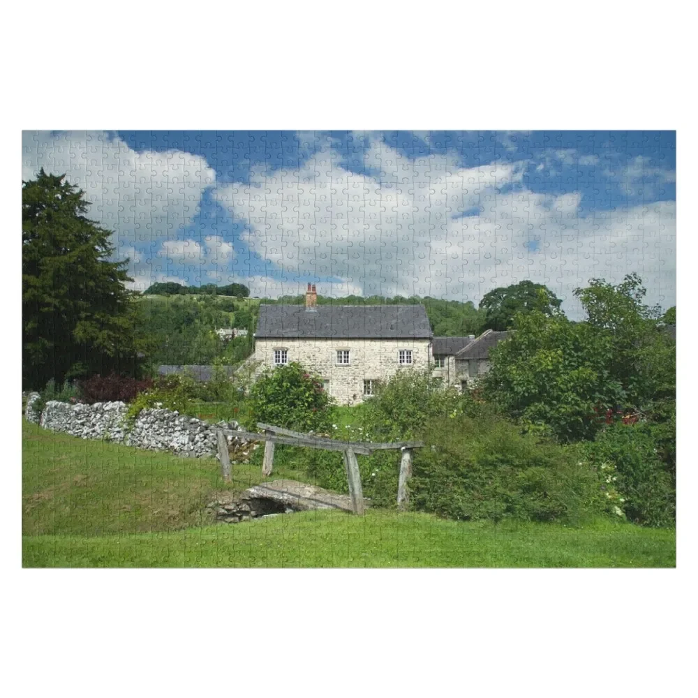 Parwich Village Derbyshire Jigsaw Puzzle Photo Animal Wooden Adults Wooden Decor Paintings Puzzle