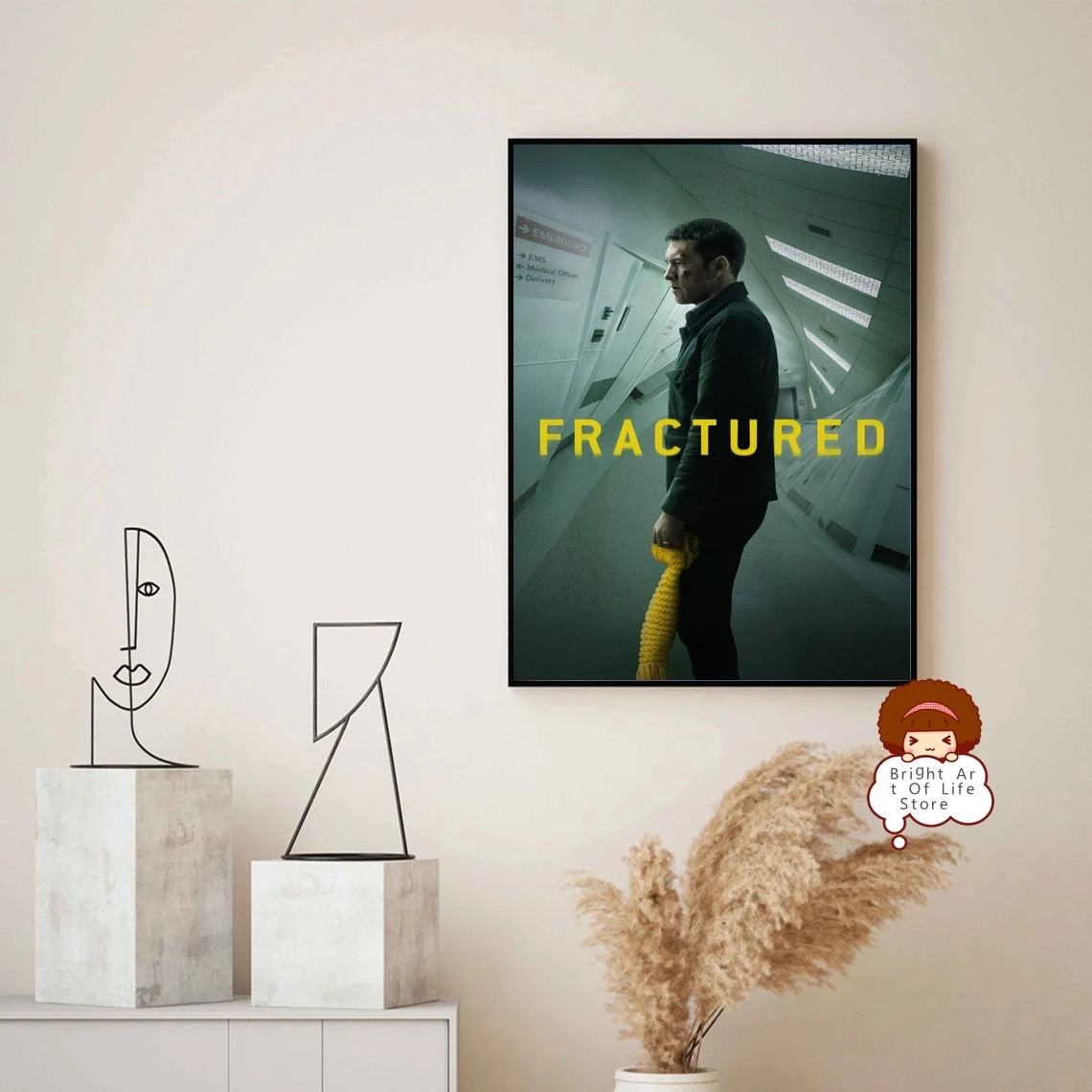 Fractured Movie Poster Cover Photo Canvas Print Wall Art Home Decor (Unframed)