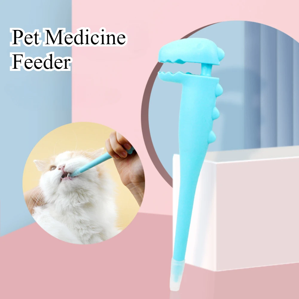 

Pet Medicine Feeder Dogs Cats Pill Dispenser Silicone Syringe with Soft Tip Medicinal Pusher Pet Supplies