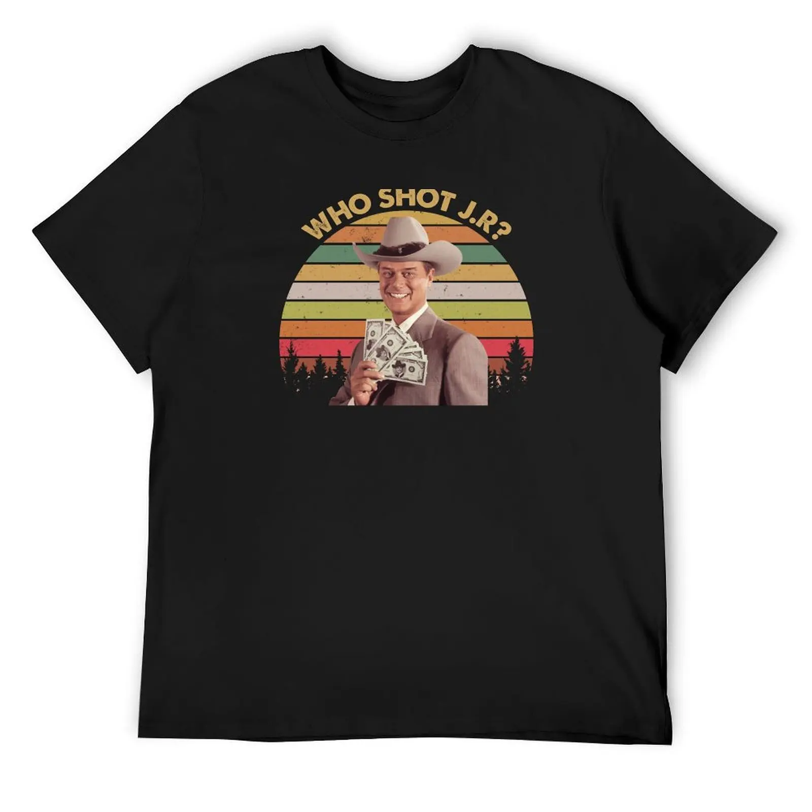 Рубашки Who Shot J R, рубашка J. R. Ewing Dallas, подарки с постерами фильмов, забавные рубашки, рубашка на заказ, винтажная футболка из фильма в стиле ретро 70-х годов