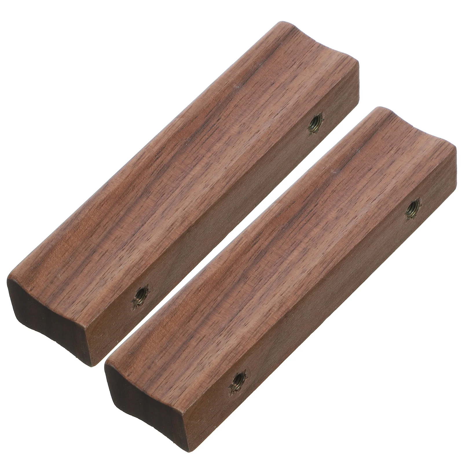 Maniglie per cassetti in legno durevoli da 2 pezzi, design del foro di facile installazione per armadi, cassettiere, maniglie per bagno, maniglie per cassetti in legno di ricambio
