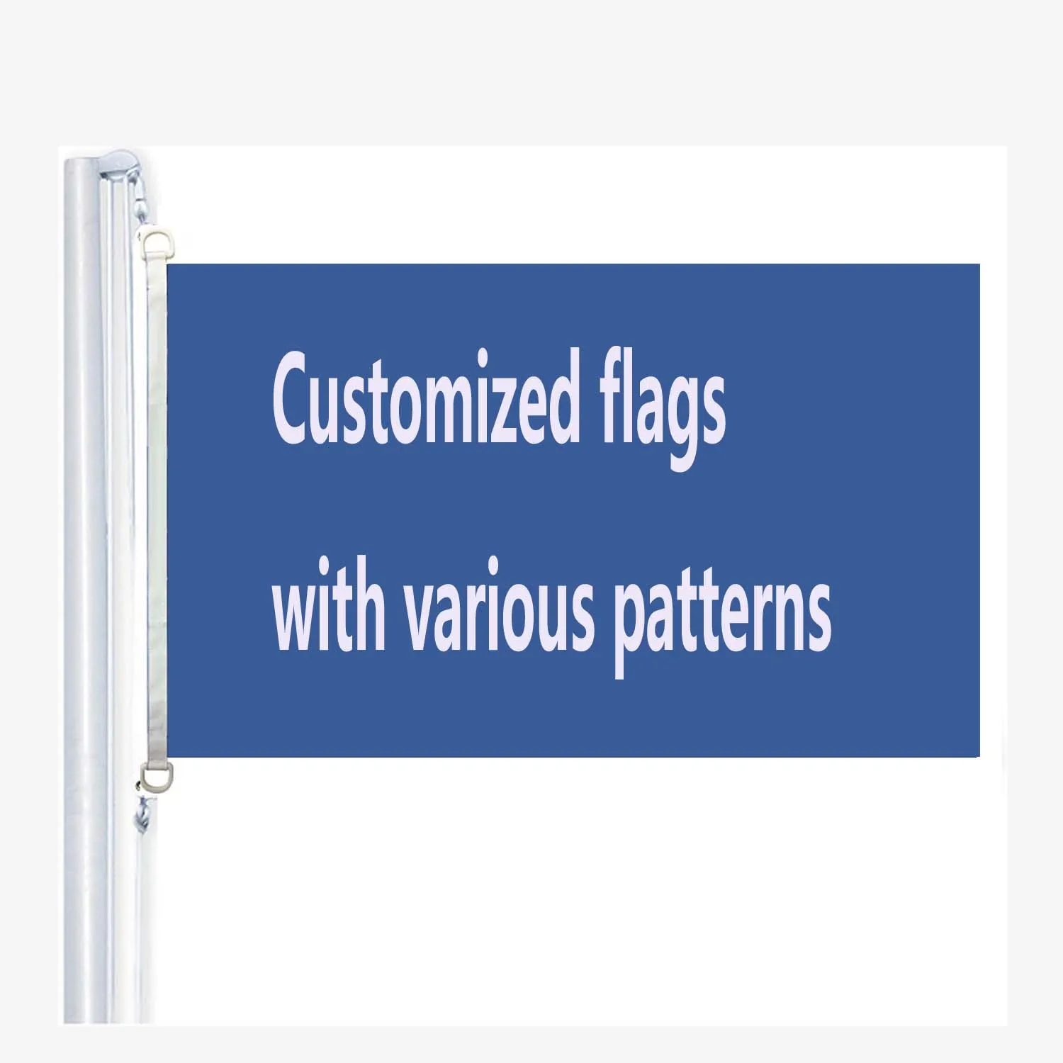 

Customized flags with various patterns,90 x 150 cm, 100 % Polyester, Digitaldruck