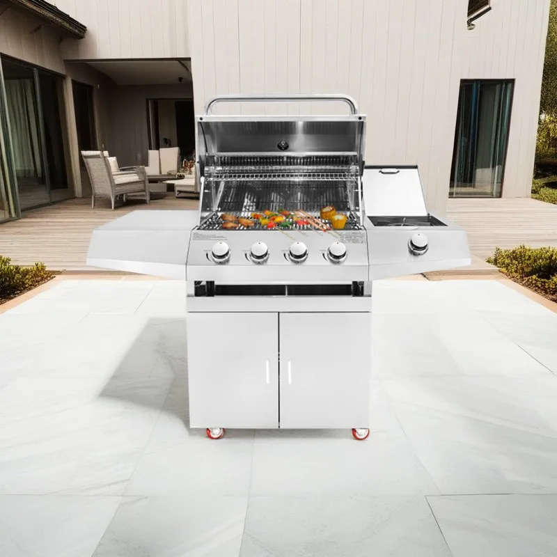 Portable Outdoor Propane BBQ Grills Gas Kitchen Griller for Barbeque for Outdoors