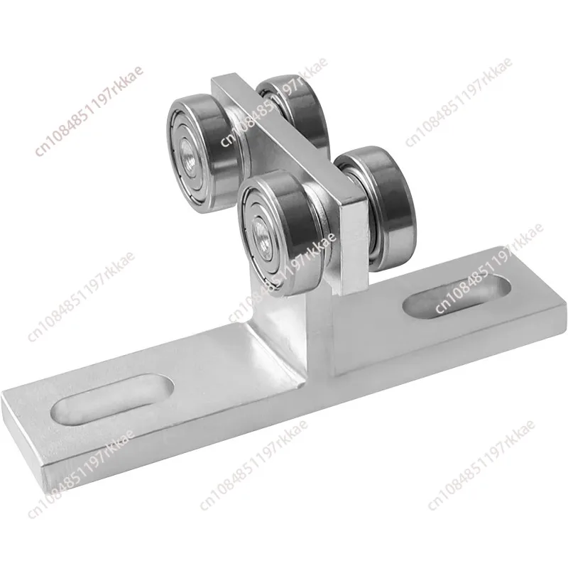 Heavy Duty Wheel Trolley Assembly Pulley Track Stable Performances,540lbs Weight Capacity Double Directional Movements