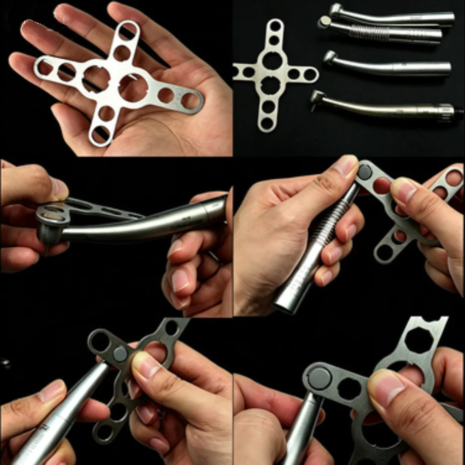 Dental High‑Speed Handpiece Back Cap Wrench, Disassembly Repair Tool Spare Part for Import Dental Turbine Handpiece Maintenance
