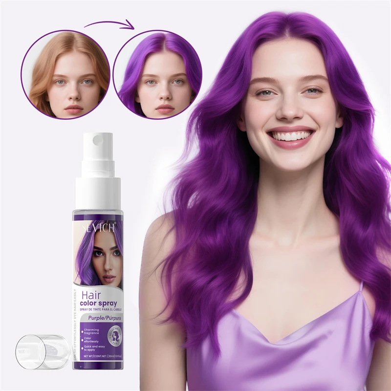 Sevich New Style Hair Color Spray One-Time Hair Color Instant Hair Salon Hair Care Styling Product For Men and Women 5 Color