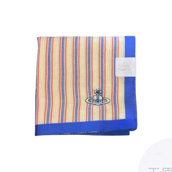 Vivienne Westwood Scarves Unisex Blue Yellow VVE-25-011