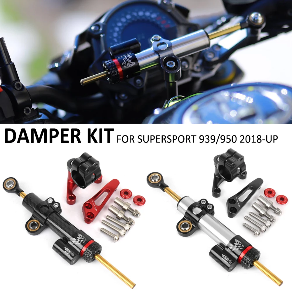 

Motorcycle Accessorie Stabilizer Steering Damper Stabilizer Bracket Mount Kit For Ducati SuperSport 950 Supersport 939 2018-2025