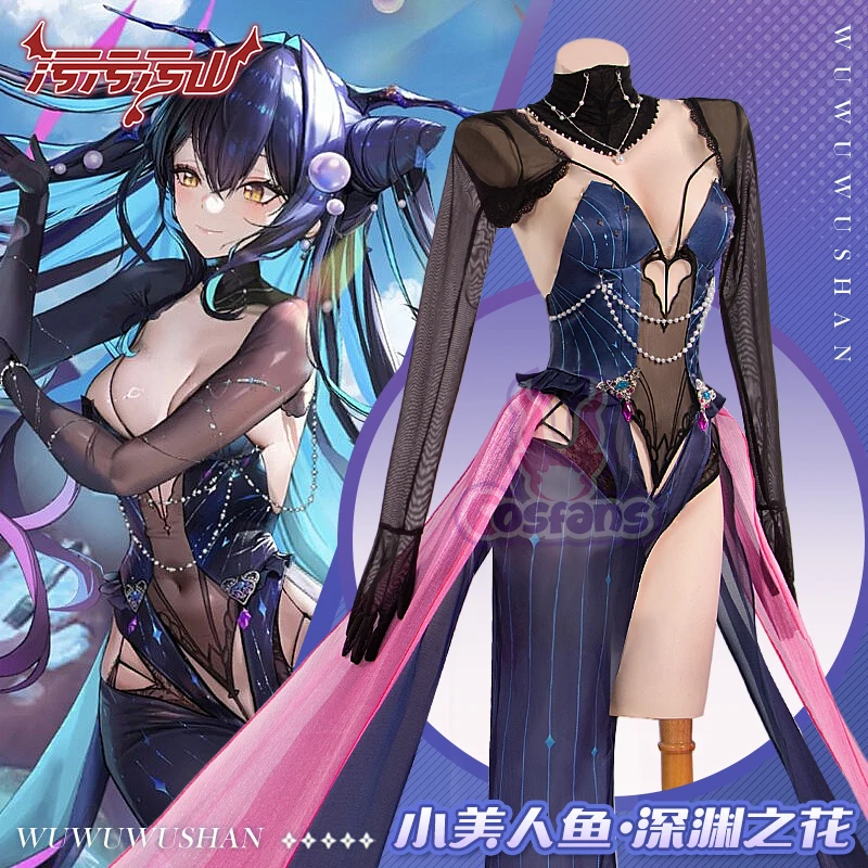 Diosa de la victoria de Anime: disfraz de Cosplay de sirenita Nikke, disfraz del 2. ° aniversario, vestido de cola de pez, vestido de noche Sexy para fiesta