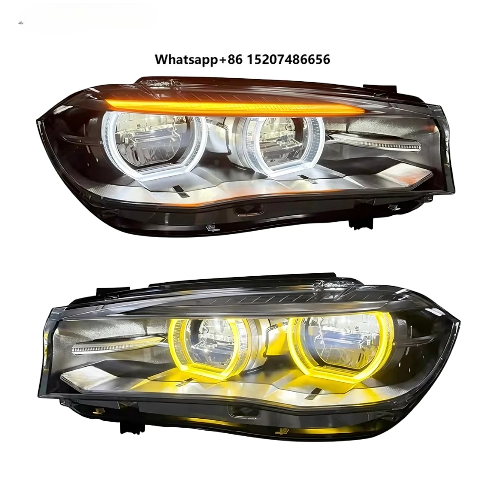 

Headlights 2014-2018 Upgrade Dual Color Car Head Lamp Style Light Modified Accessories