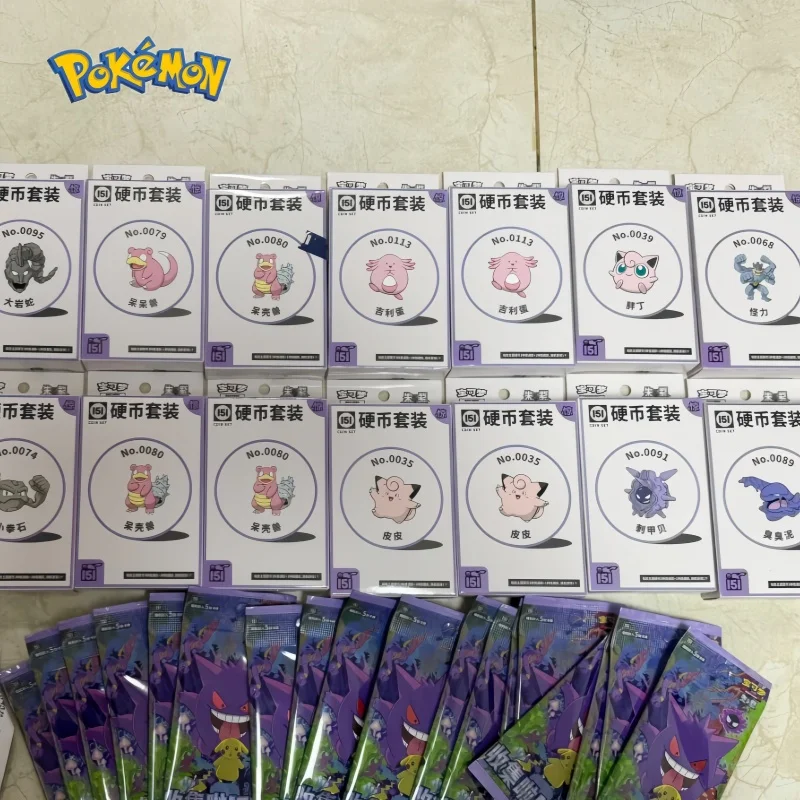 オリジナルポケモンコレクション-151-ジンサプライズコイン-ex-コレクションセット-スカーレット-バイオレット-簡体字中国語-ptcg-コレクタブルギフトおもちゃ