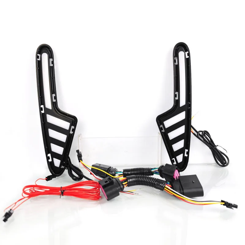 For Geely Geometry Xingyuan 2025 2026 Led Daytime Running Light Flowing Turn Signal Front Fog Lamp Modification Accessories