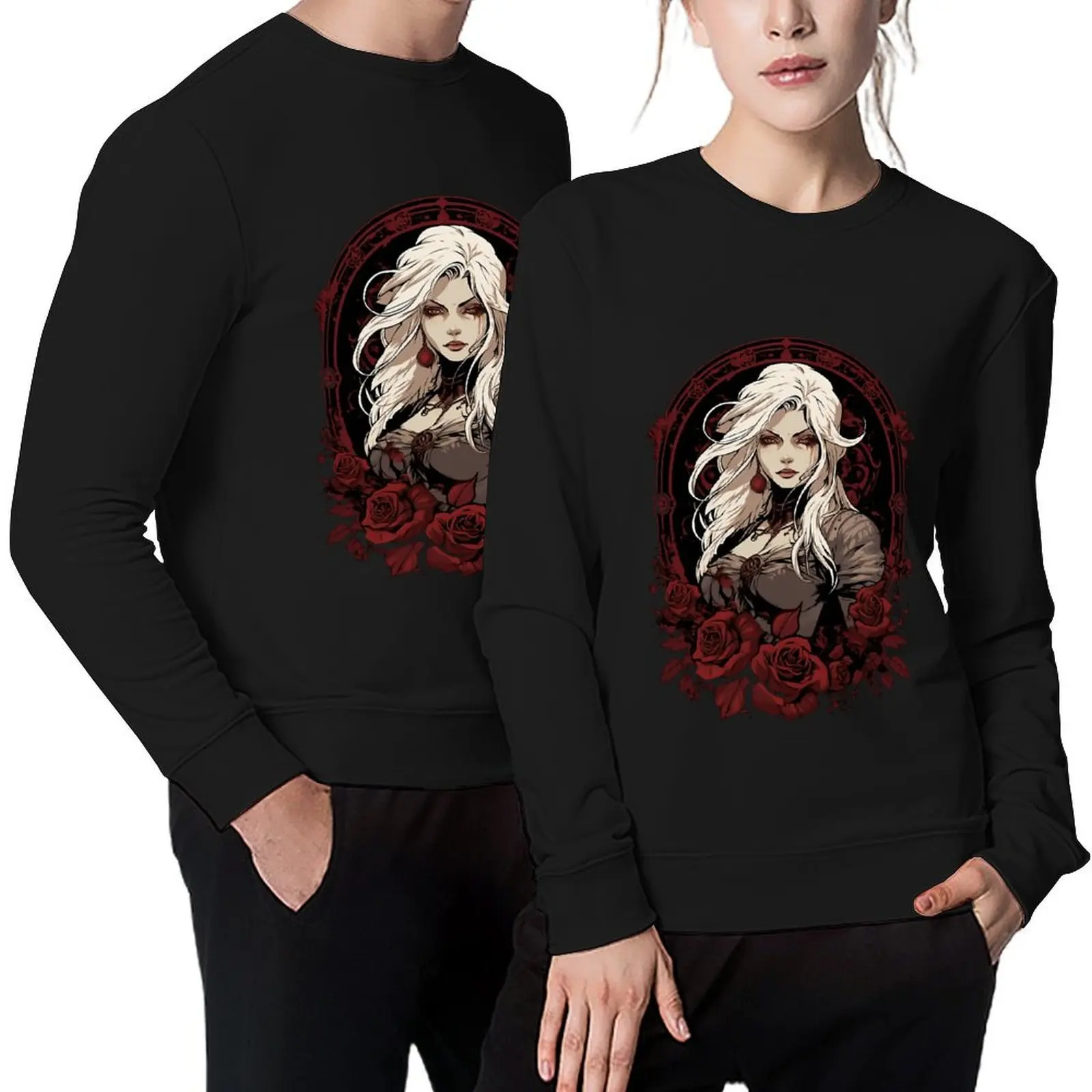 

Carmilla Castlevania Fanart Design Pullover tracksuit men wear men clothing fashion men hooded sweatshirts