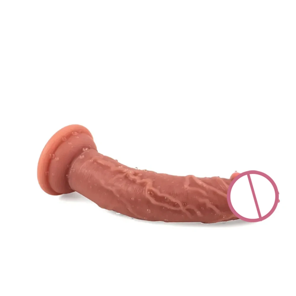 5 Inch Realistic Dildo Silicone Dildos, Beginner Anal Plug, Tiny Cock with Curved Shaft and Balls, Mini Dildo Adult Sex Toy for