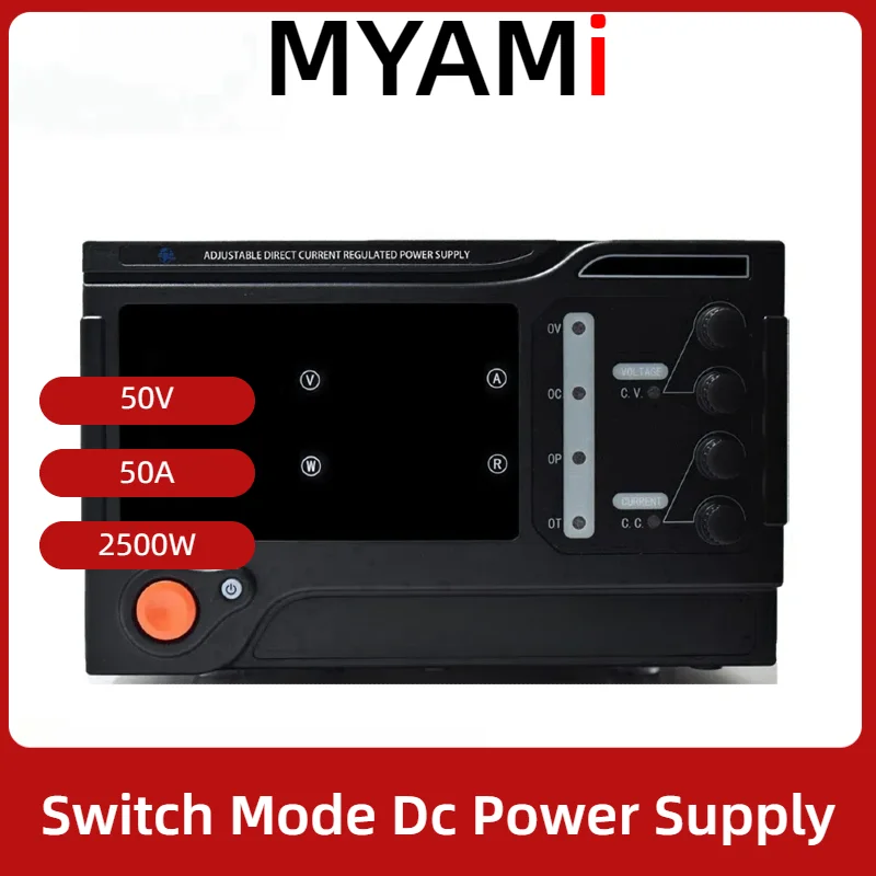 

Precision Adjustable Laboratory DC Switching Power Supply 50V 50A Direct Current Voltage Control Equipment for Research