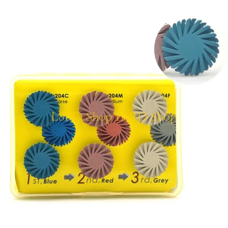 

L8RD 6 шт., комплект стоматологических композитных полирующих дисков, щетка для полировки высокой яркости, рекомендуемая