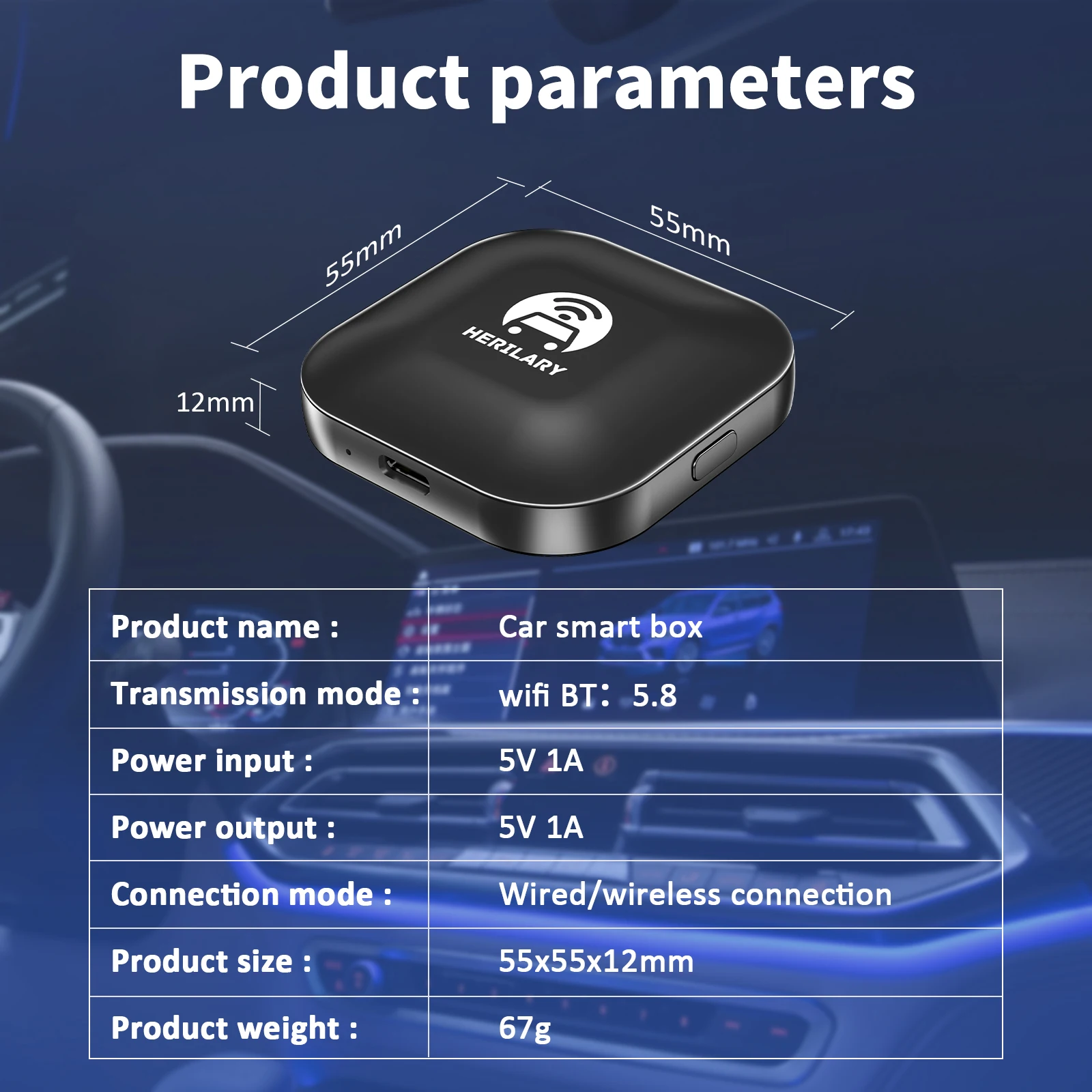 Leranda Új Lejtő C1 vezetékes kelt Drótnélküli carplay Adapter számára lphone Drótnélküli automat autó Adapter, Alma Drótnélküli carplay dongle