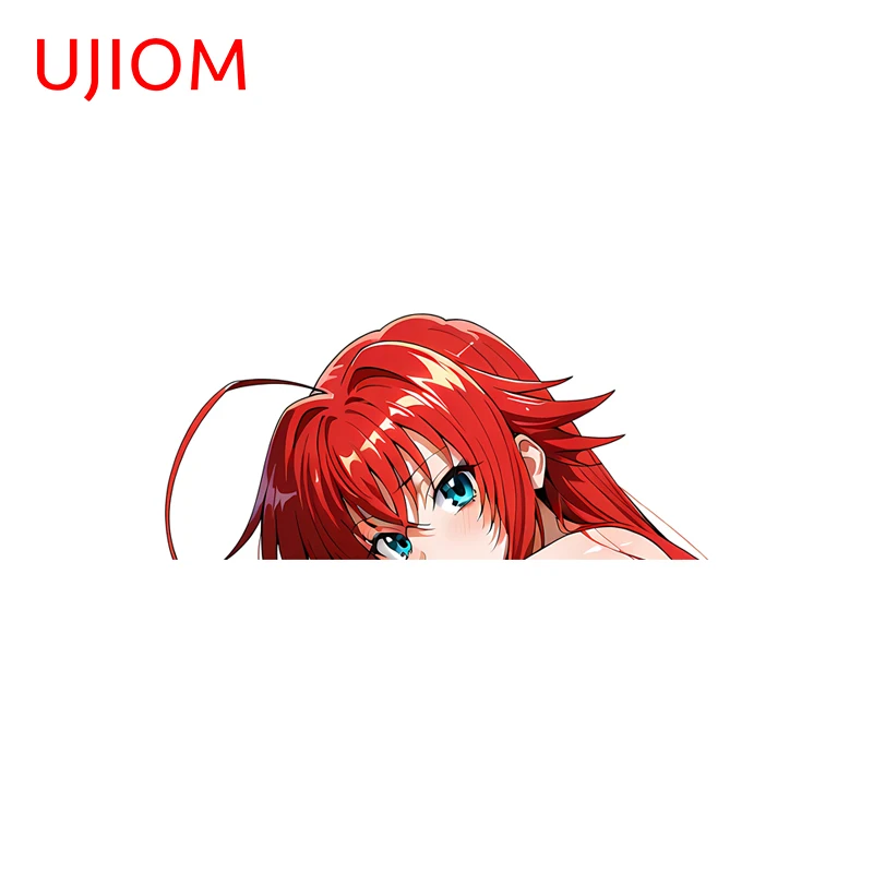 UJIOM Hot Anime Rias Gremory Wall Stickers Interesting Scratch-Proof Vinyl Decal Wardrobe Adhesive Wallpaper Room Decoration