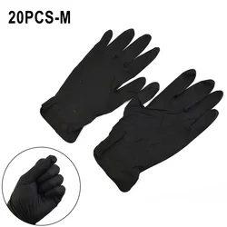 Nitrile Gloves 20 Pcs Of Pure Nitrile Gloves Protective Gloves Housework Kitchen Home Cleaning Car Repair Tattoo Car Wash Gloves