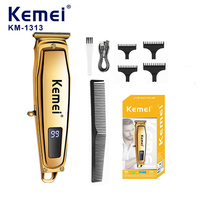 Kemei KM-1313 Electric Hair Cutting Machine Cordless Home Barber Hair Clipper Professional Trimmer for Beard Shaver Hair Removal