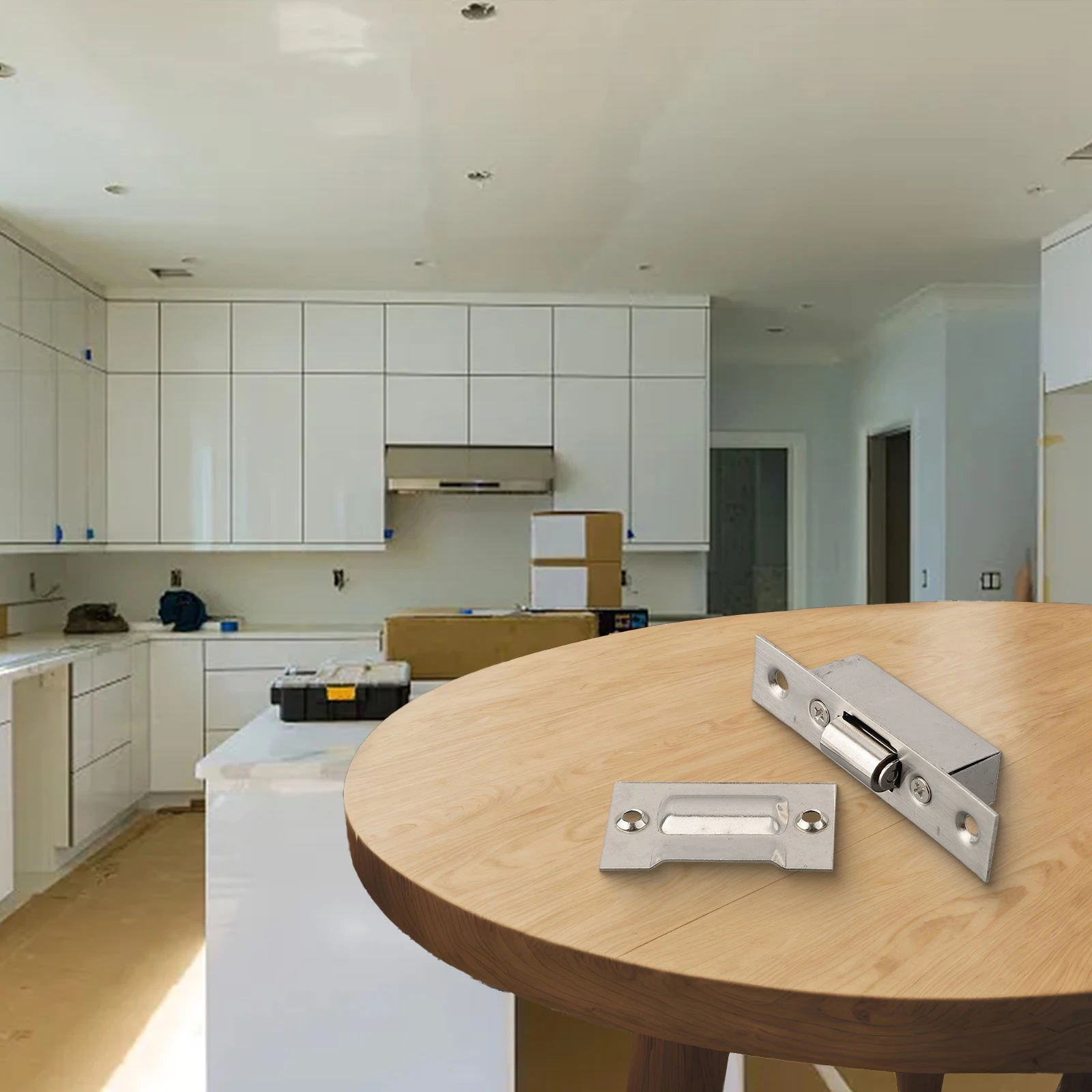 ملحقات قفل الباب الدوارة سهلة التركيب شديدة التحمل وغير مرئية لتحديد المواقع KTV دراسة عملية