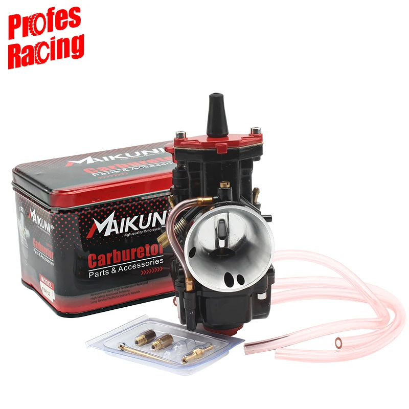 

Mikuni Carburetor Universal 21 24 26 28 30 32 34mm Black Maikuni PWK Parts Scooters With Power Jet Motorcycle ATV Factory sales