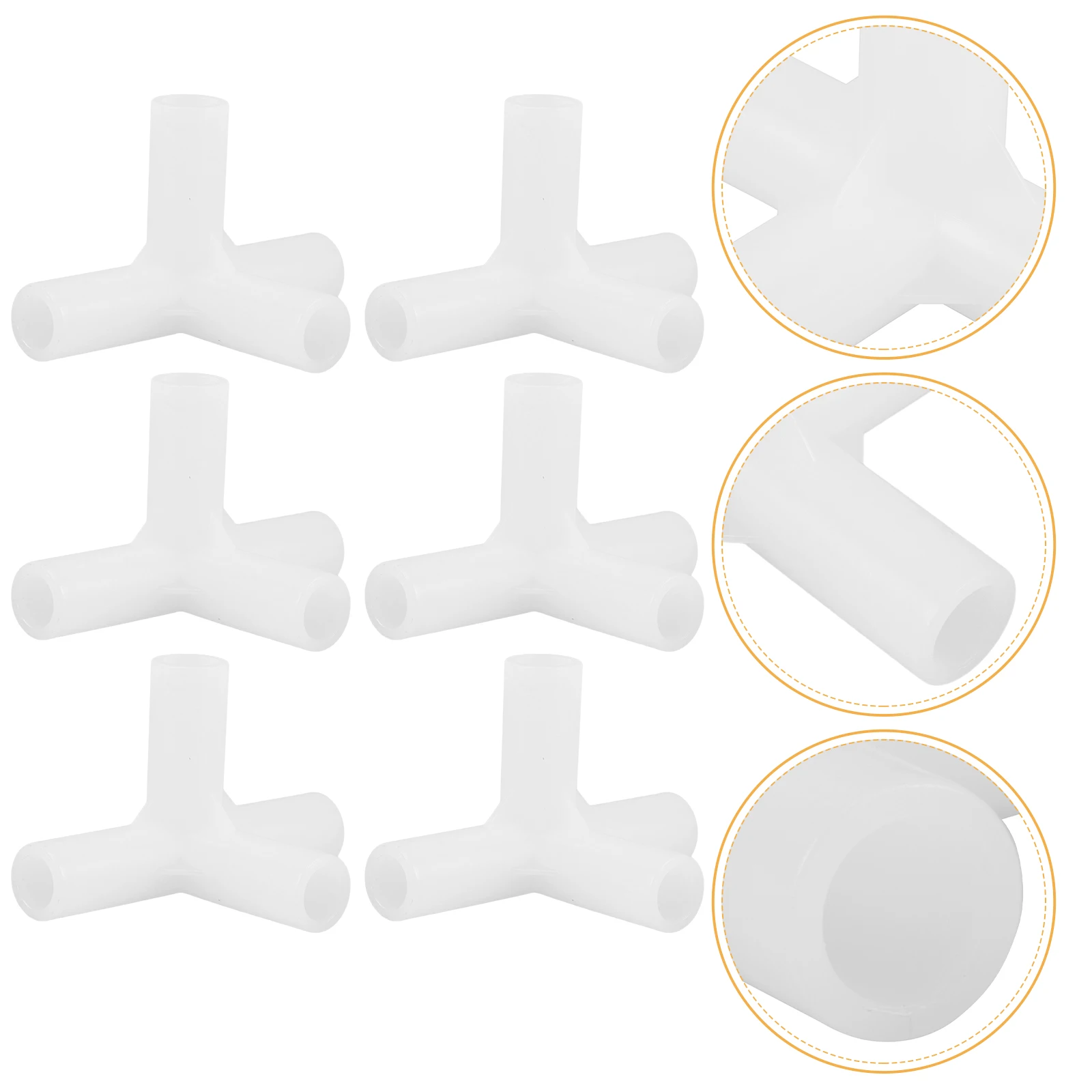 

10pcs Right Angle Elbow Joint Durable Plastic Connector for Box Frame Secure Fit Easy Installation Pipeline