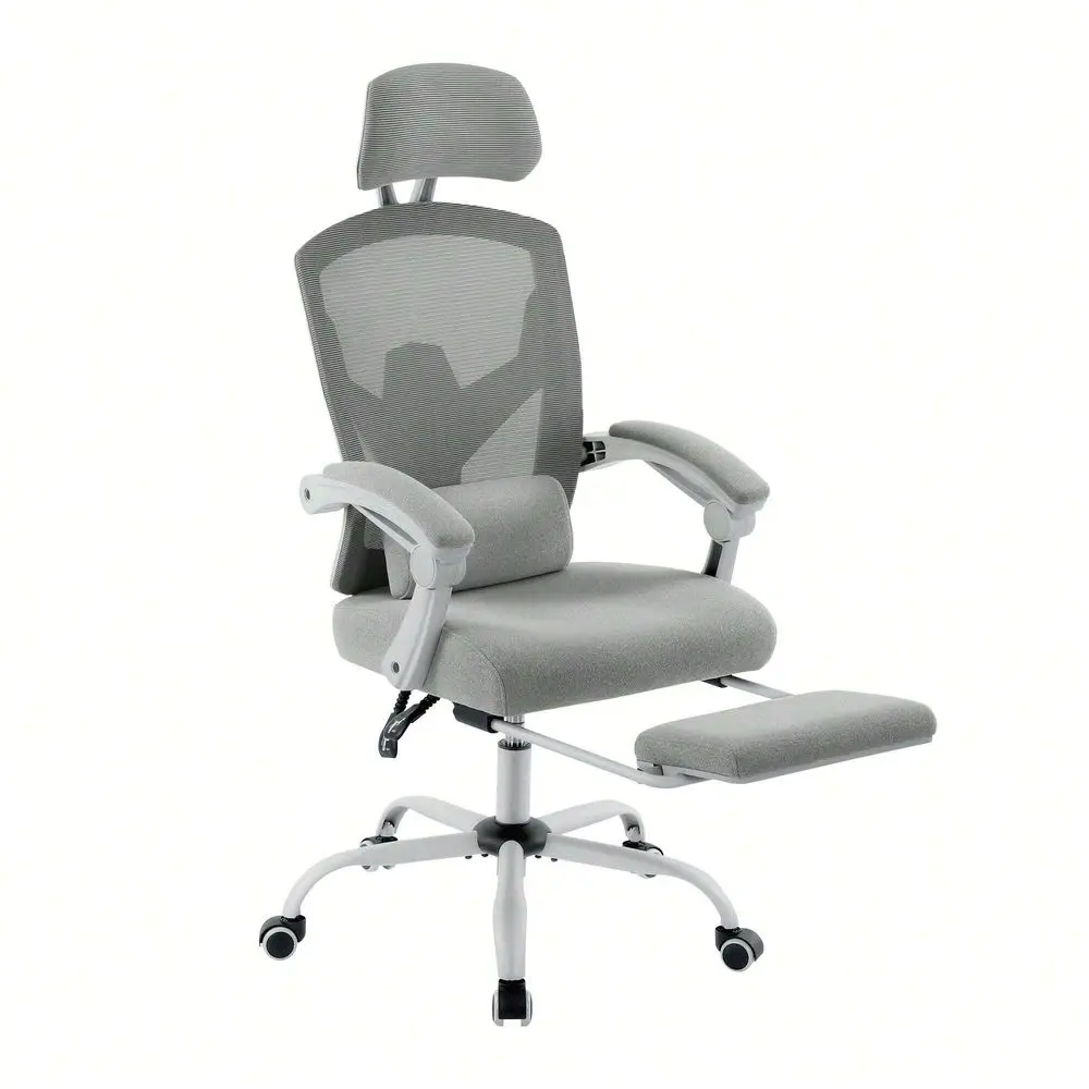 

Office Computer Desk Chair, Ergonomic HighBack Mesh Rolling Work Swivel Chairs With Wheels, Comfortable Lumbar Support, Comfy A