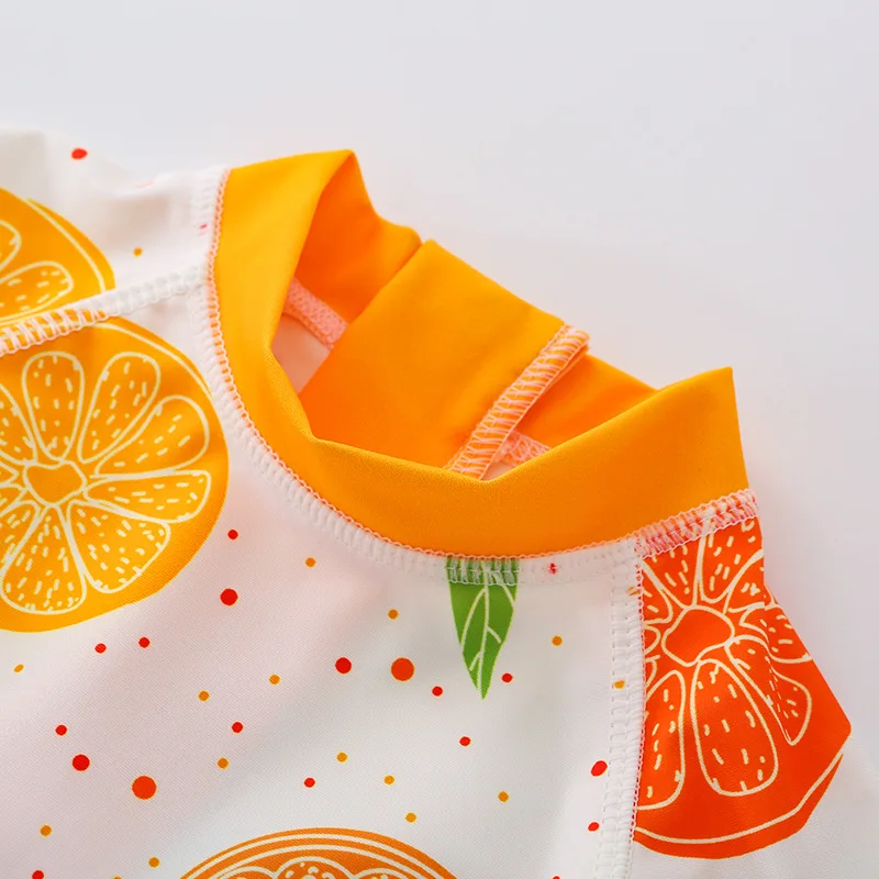 Boy girl Baby one-pieces fruit Surfing Wear Swimming Suit Infant Toddler Swimwear Kids Sunscreen Beach Bathing Suit