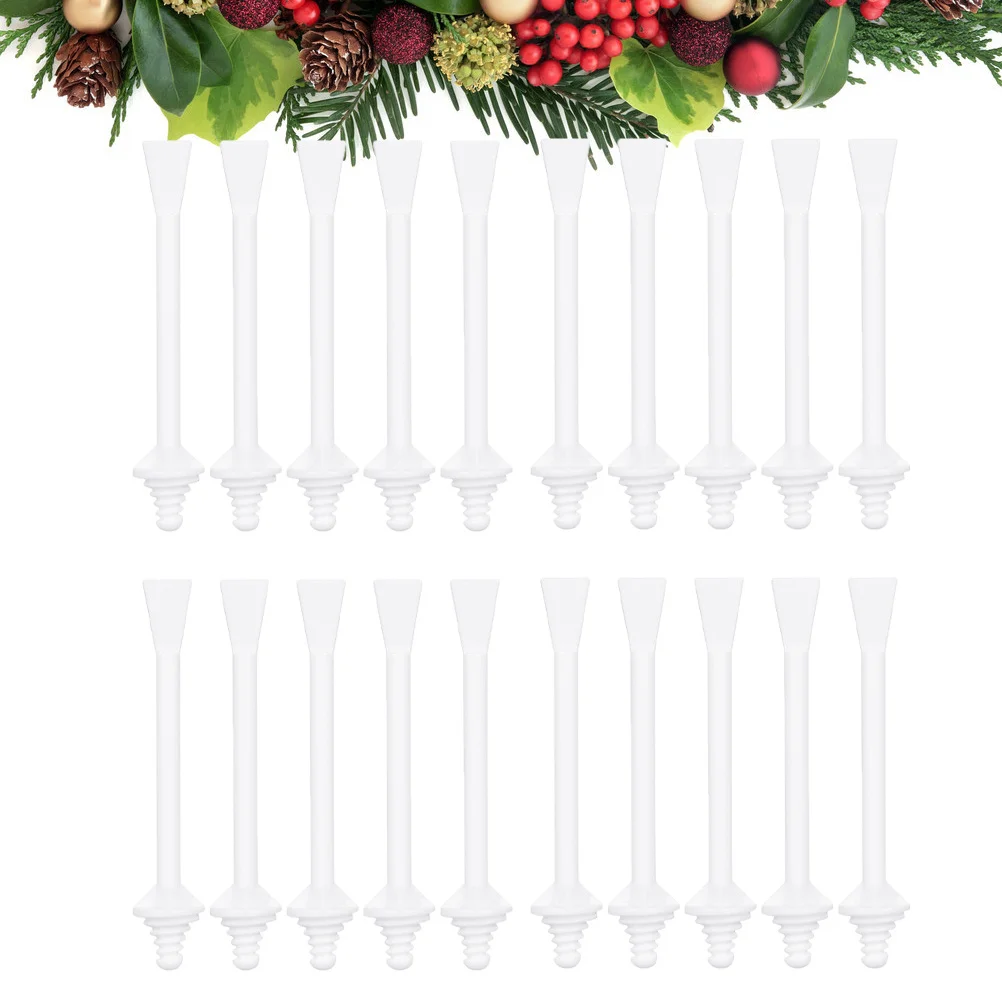 20 قطعة من أعواد شمع المسحة للاستعمال مرة واحدة، عصا إزالة شعر الأنف، أداة بلاستيكية مرنة لتطبيق الشمع، استخدام الجسم والوجه #2