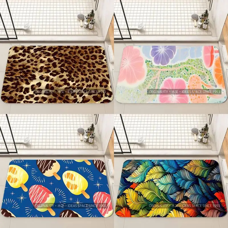 

Leopard-Print Digital Mat Living Room Decoration Home Sofa Non-Slip Carpet Study Bedroom Tatami Children'S Soft Floor Mat