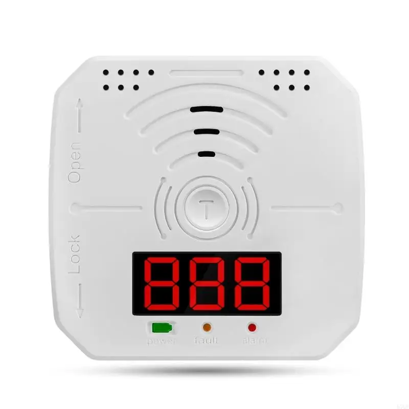 

57QF Digital Carbon Monoxides Detectors with LED Display and Sound Warning,Fault/Alarm/Operate Indicators,Battery Power