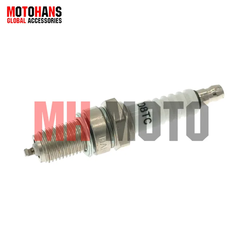 1PC/2PC D8TC (A6YC D8EA DP8EA) MOTORCYCLE SPARK PLUG FOR CG125 150 200 250 WY125 ZONGSHEN HAOJUE LONCIN AKT125 XL185 DR200