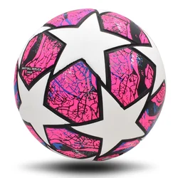 Pallone da calcio senza cuciture taglia 5 PU Standard Team Match Football Training League Balls sport all'aria aperta palla di alta qualità