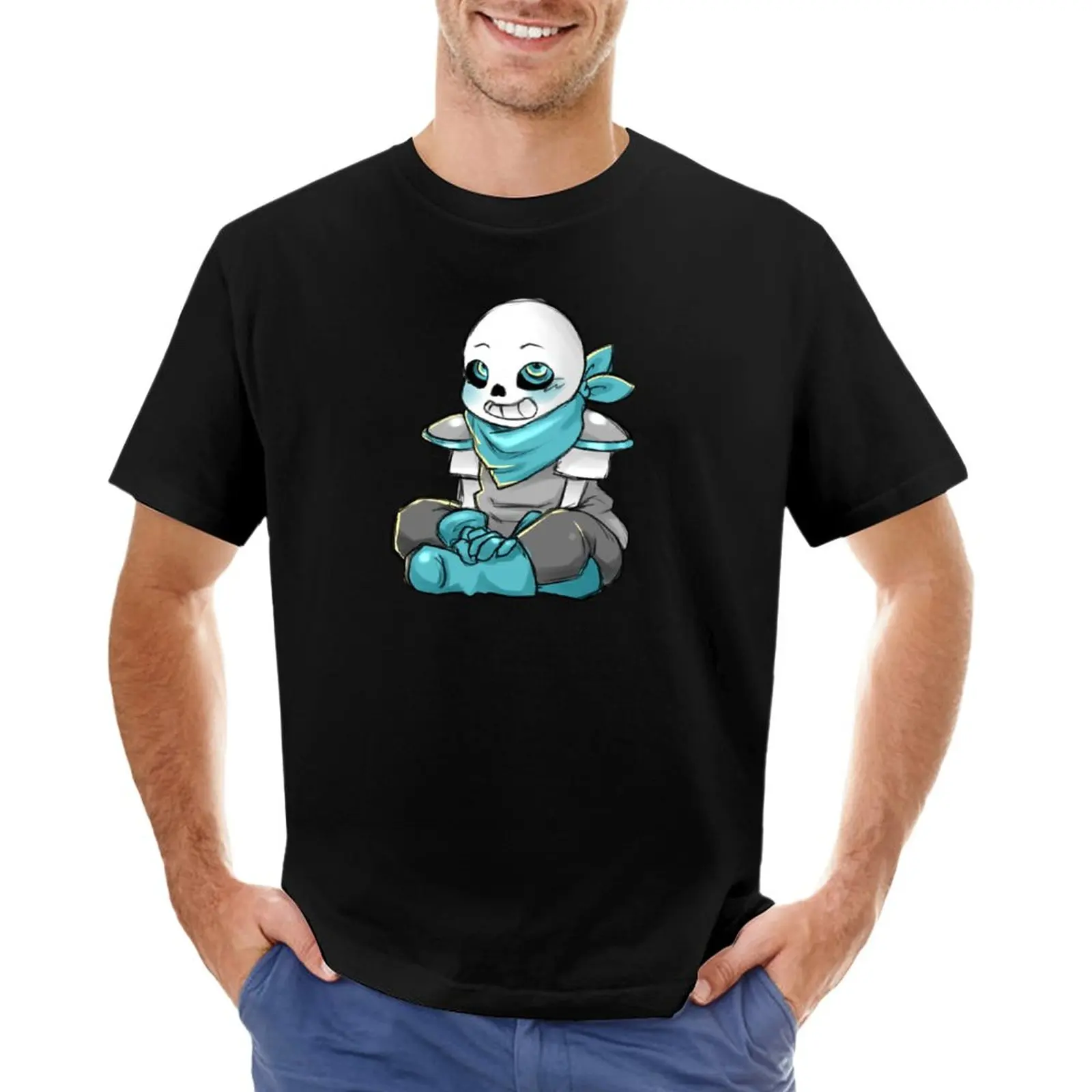 Undertale - Underswap Sans aka Blueberry T-Shirt boys animal print shirt t shirts men