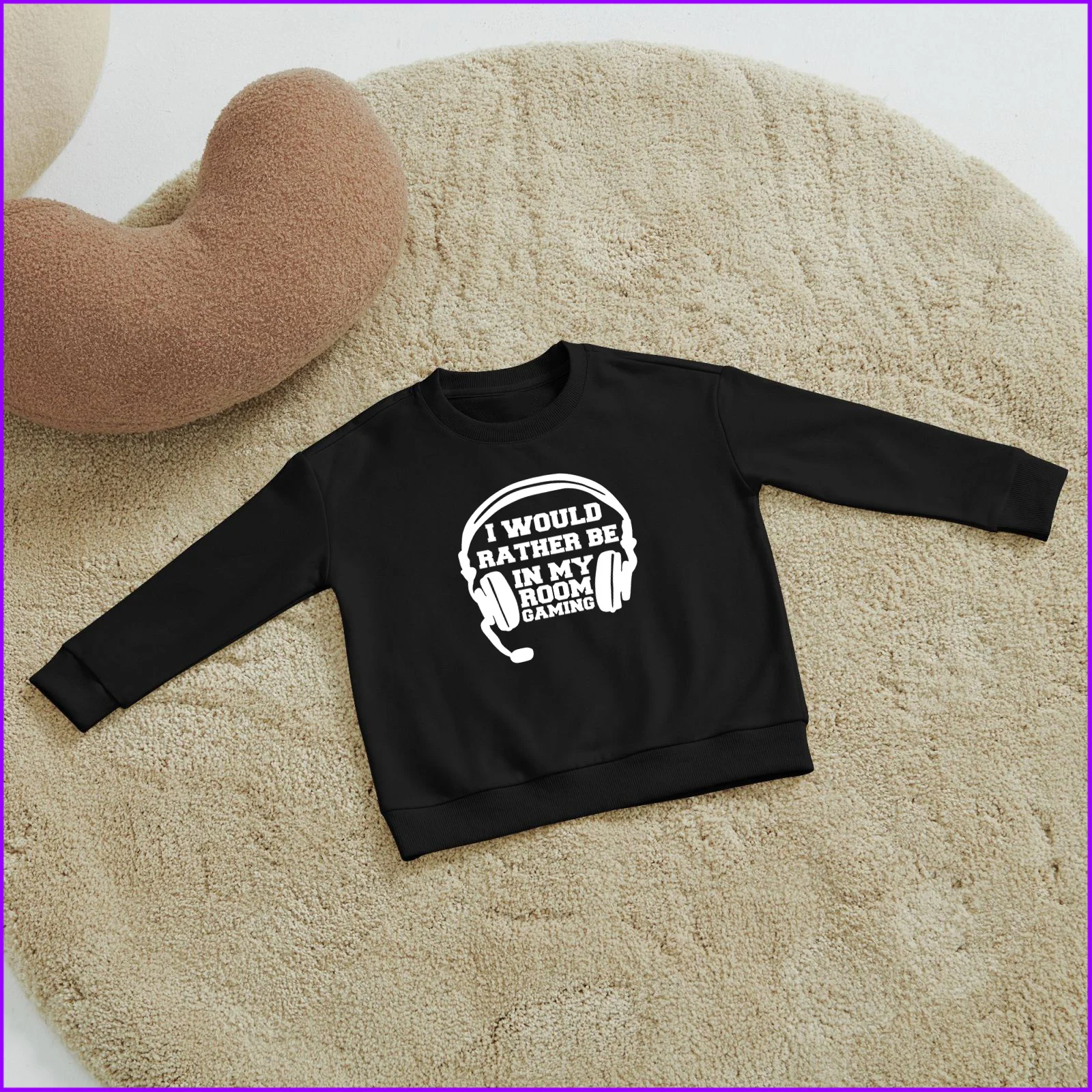 I Would Bather Be In My Room Gaming Sjc48 Kids Boys Girls Hoodies Sweatshirts Chile Cosplay Letter Fashion Manga Back To School