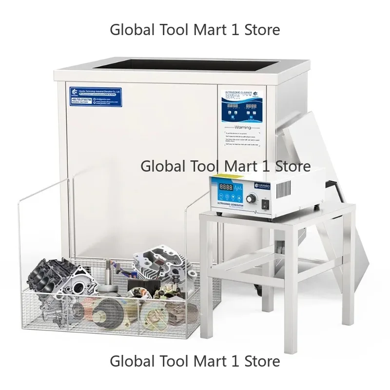 Ind-ustrial 135L Ultras-onic Cleaning Machine for DPF Block Aut-o Parts Engine Carb-uretor PCB Pri-nthead Sonic Washer