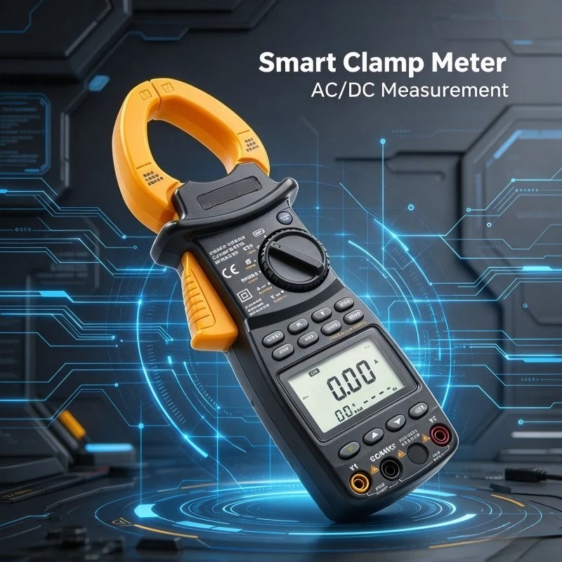 MS2203 Three Phase Power Meter Intelligent High Precision Clamp Tester Active Reactive Apparent Power Factor Frequency