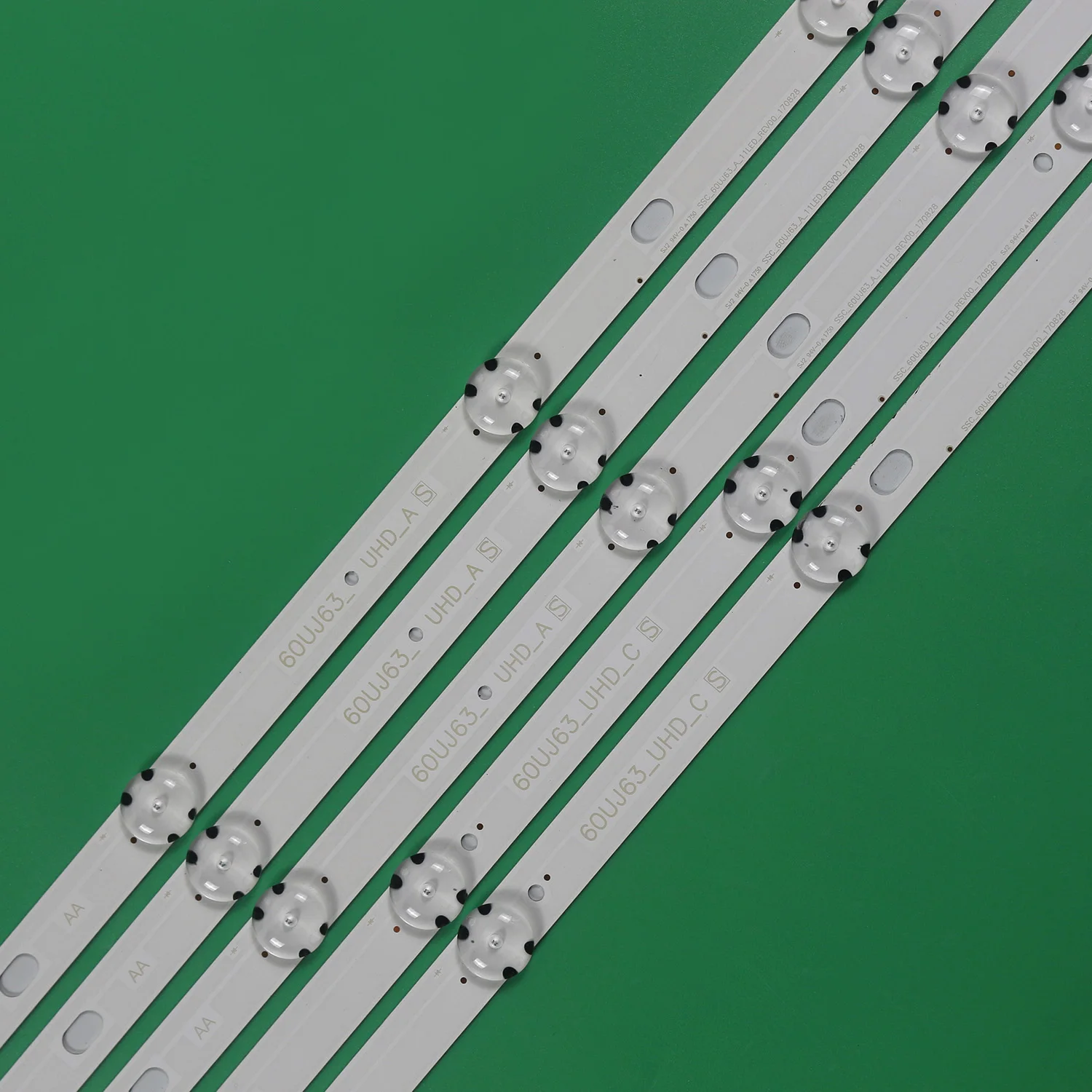 Светодиодная подсветка 11 ламп для Innotek 17Y 60 дюймов _A B C D type_Rev0.0 60UJ635V NC600DGE-AAFX 60UJ630T 60UJ6300 60UJ6500