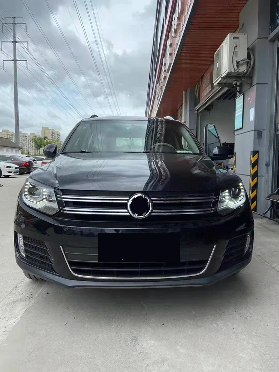 

Для VW Tiguan 2013-2016 обновление автомобильных фар высокого качества аксессуары для линз проектора светодиодные фары автомобиля освещение в сборе