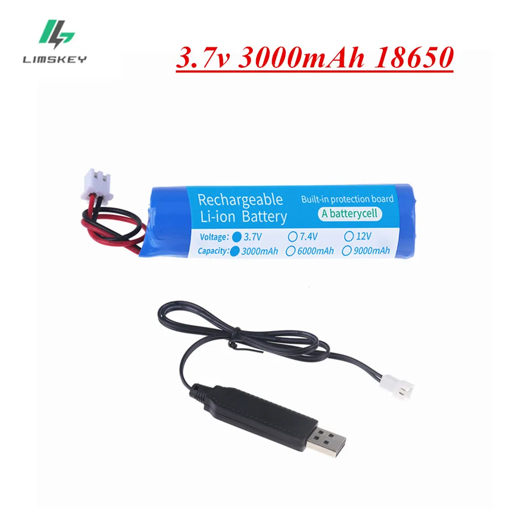3.7v 3000mah 18650 Rechargeable Battery For Rc Toys Helicopter Airplanes Car Boat Tank Gun Truck Motorcycles Lithium Battery
