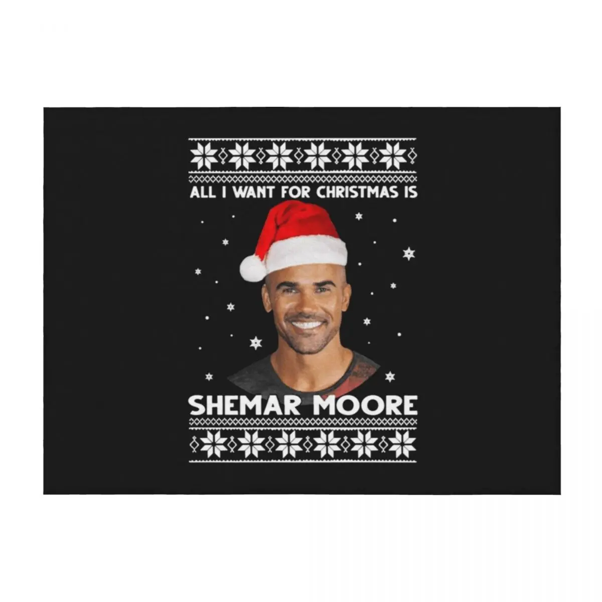 

Store All i Want for Christmas is Shemar Moore Throw Blanket Large Extra Large Throw Decorative Sofa Blankets