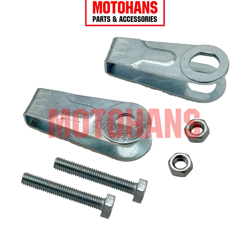 

1 SET IRON MOTORCYCLE CHAIN TENSIONER ADJUSTER FOR TVS100 SPORT STAR SPORT XL SUPER O/M