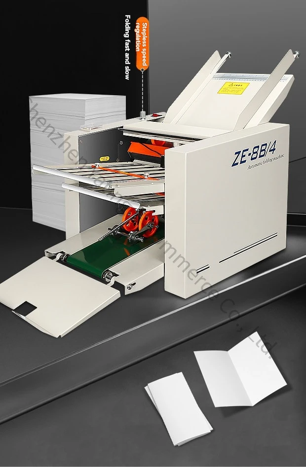 ZE-8B/2 A3 Electric Folding Machine Drawing A4 Paper Folding Machine Automatic Folding Machine