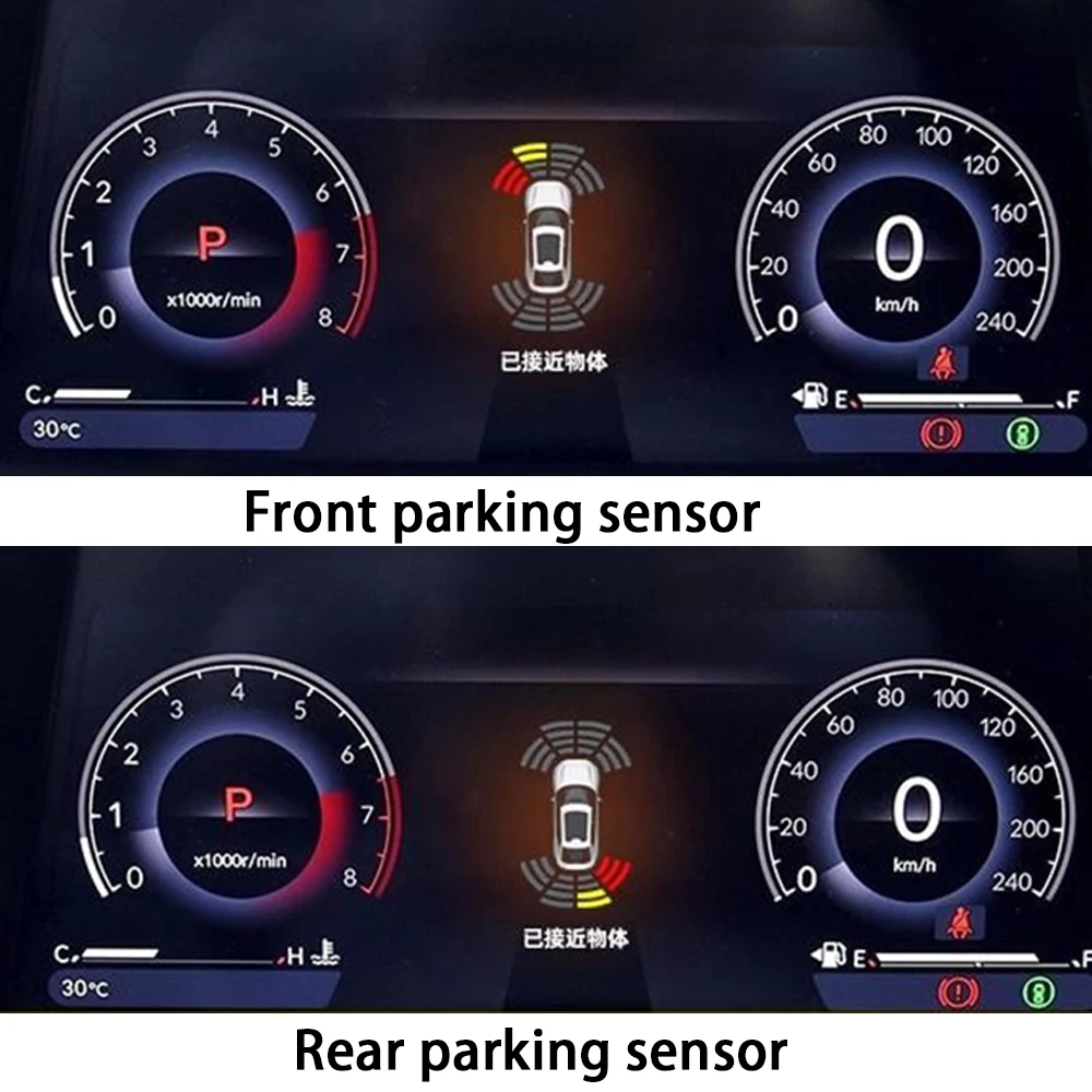 ZhuCamX Reversing Reverse Backup Radar Buzzer Detector System Parking Sensor for Honda Accord 11 Mk11 CY 2023 2024 2025