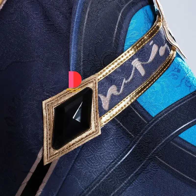 

CyGame Honkai: Star Rail Anaxa Cosplay Costume Popular Anime Blue Clothes Uniform for Men Women Halloween Role Play Comic Con Su