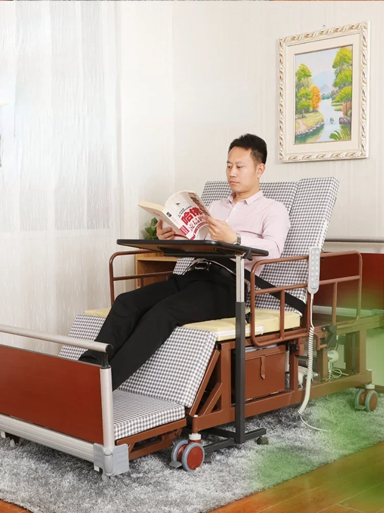 Manual/Electric Dual-Use Type Three-Fold Turn-over Multifunctional Elderly Paralysis Patent Lifting Stool Bucket