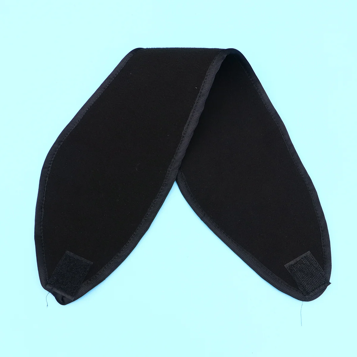 

3Pcs Warm Headband Fleece Double Layer Elastic Ear Covering Hairband Stretchy Black Fashion Head Wrap for Sports Running Hiking