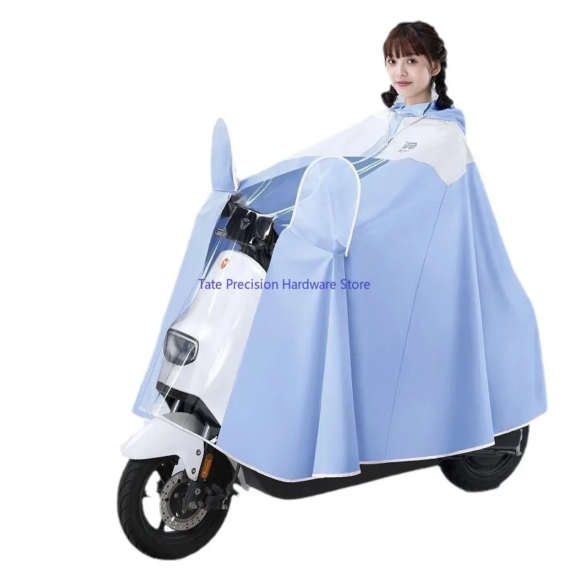2024 Rain Poncho Adult Electric Vehicle Raincoat for Travel Tour Outdoor Activities Raincoat Rain Poncho for Bike Scooter Cyclin